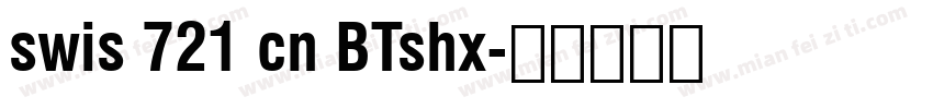 swis 721 cn BTshx字体转换